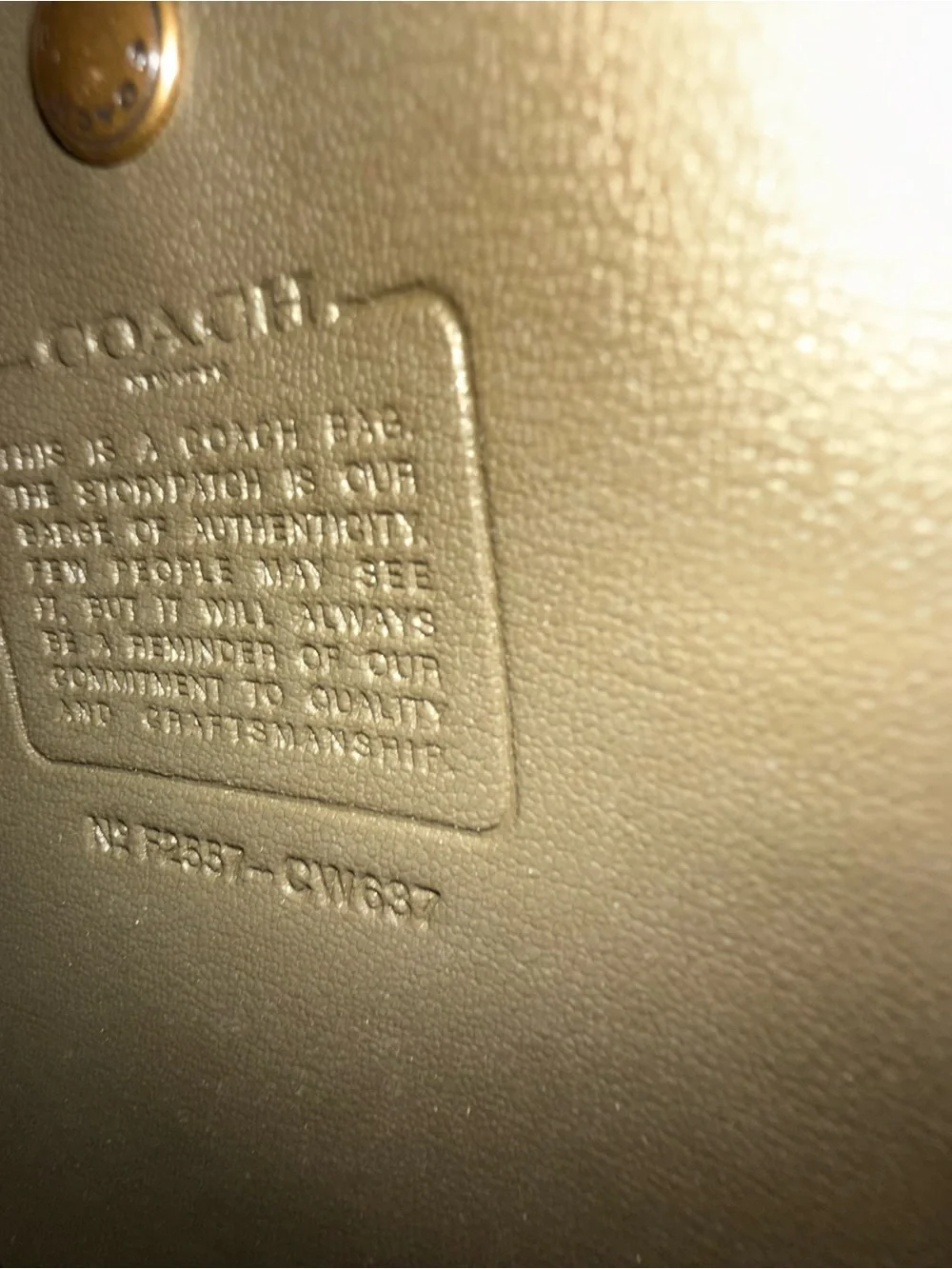 Coach Brooklyn Suede Small Shoulder Bag β Olive Green β NWT - Picture 6 of 15